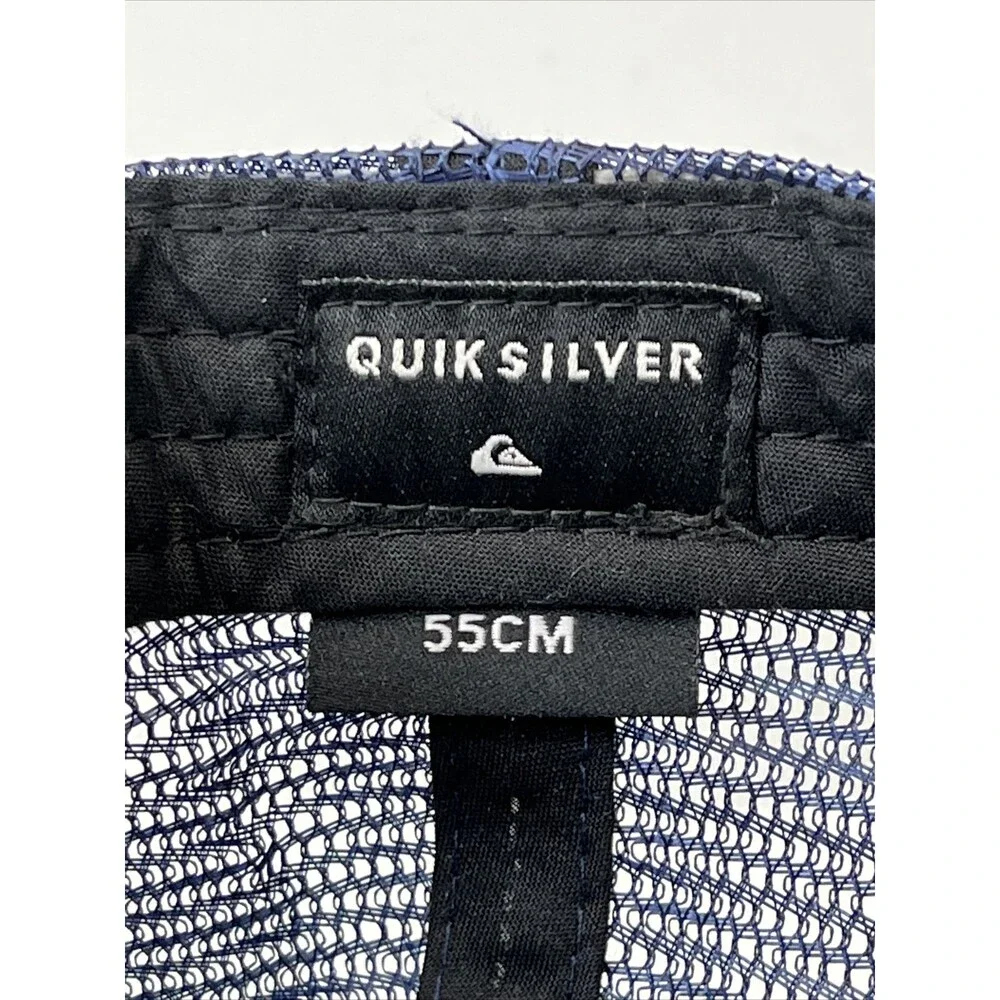 Quiksilver Youth Standards Trucker Hat Cap, Navy Blazer, 55cm Adjustable